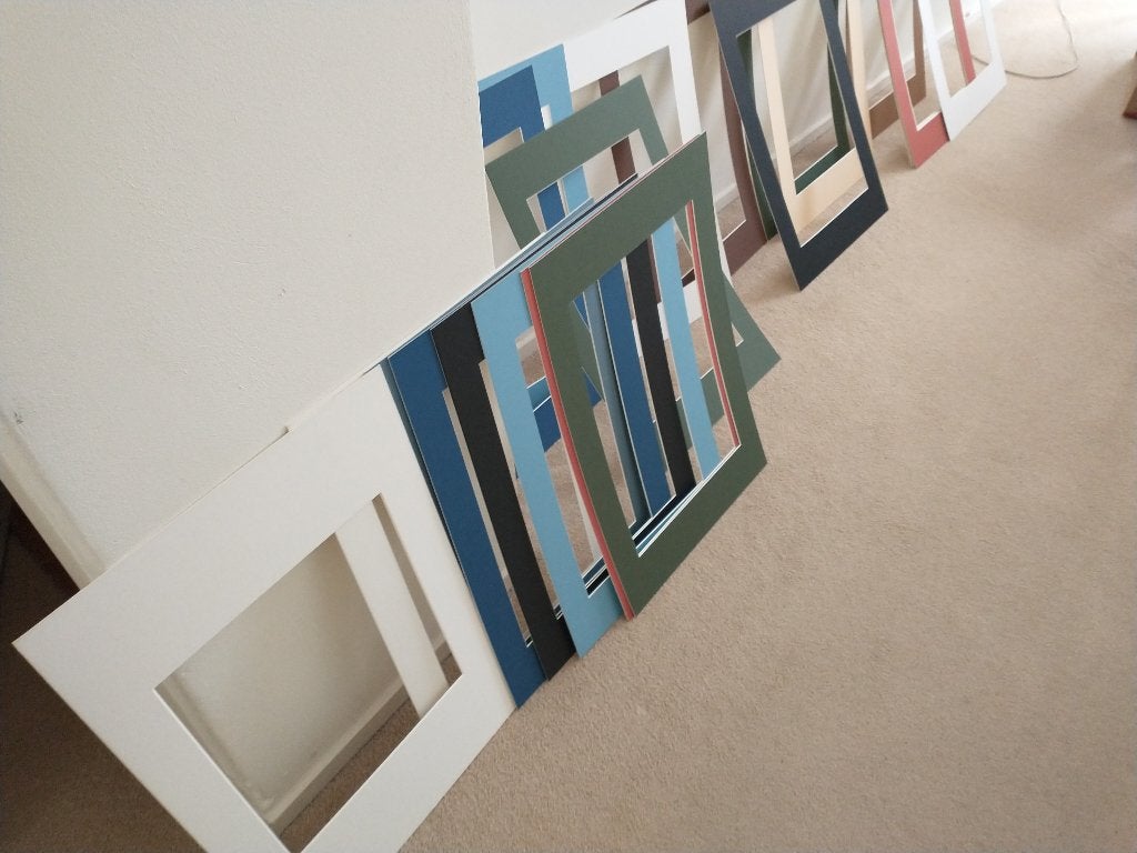 PASSE-PARTOUT DIVERSEN KLEUREN, Ophalen, Zo goed als nieuw, Papier/karton, Overige kleuren