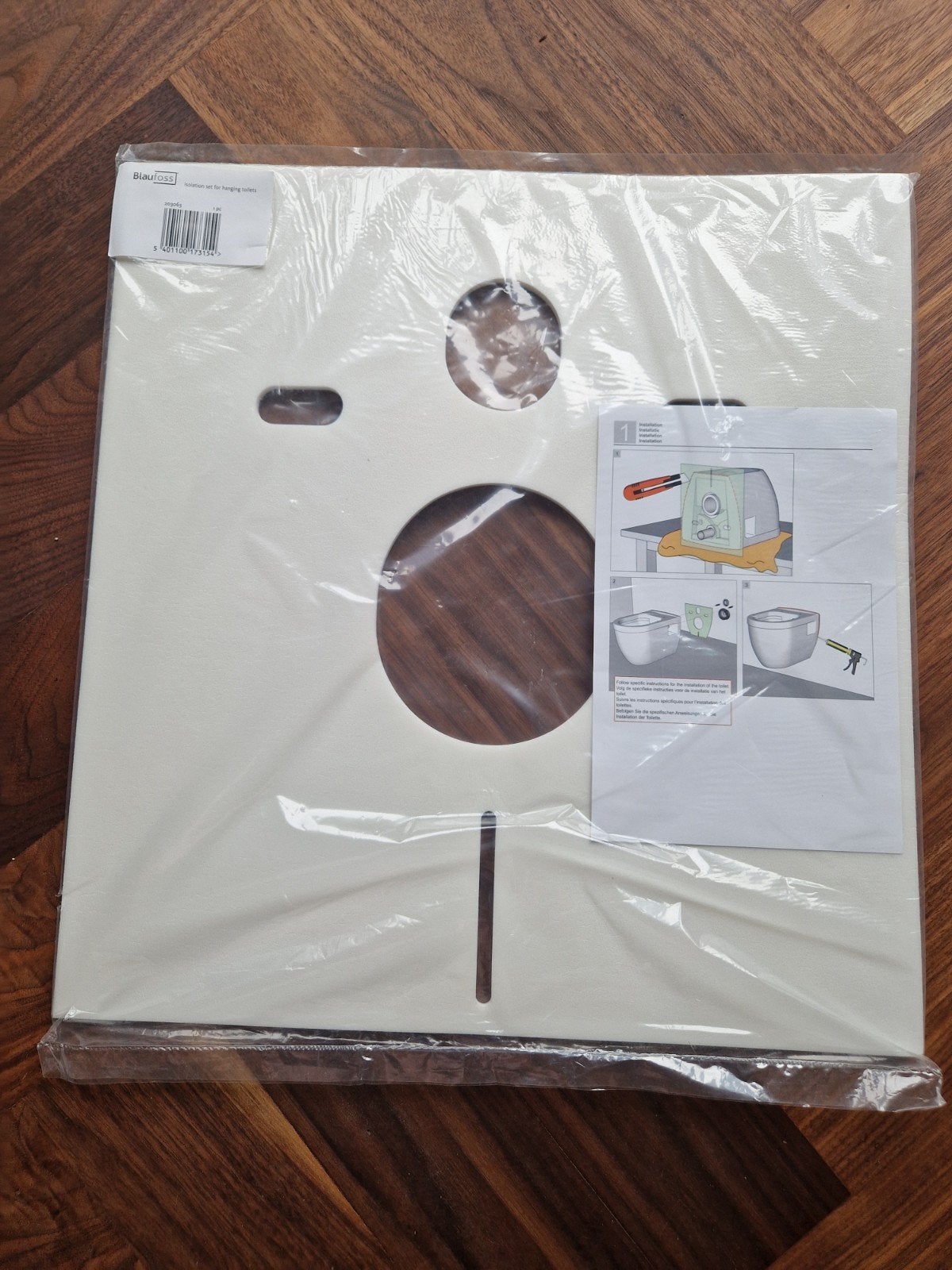 Blaufoss isolatieset voor hangende toiletten, Ophalen of Verzenden, Nieuw, Toilet