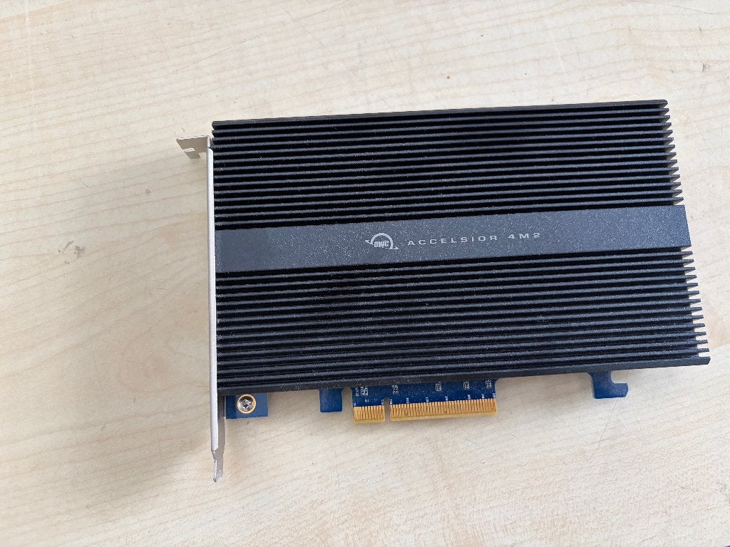 OWC Accelsior 4M2 NVME RAID kaart voor Mac Pro, Computers en Software, SAS, Ophalen of Verzenden, A, A
