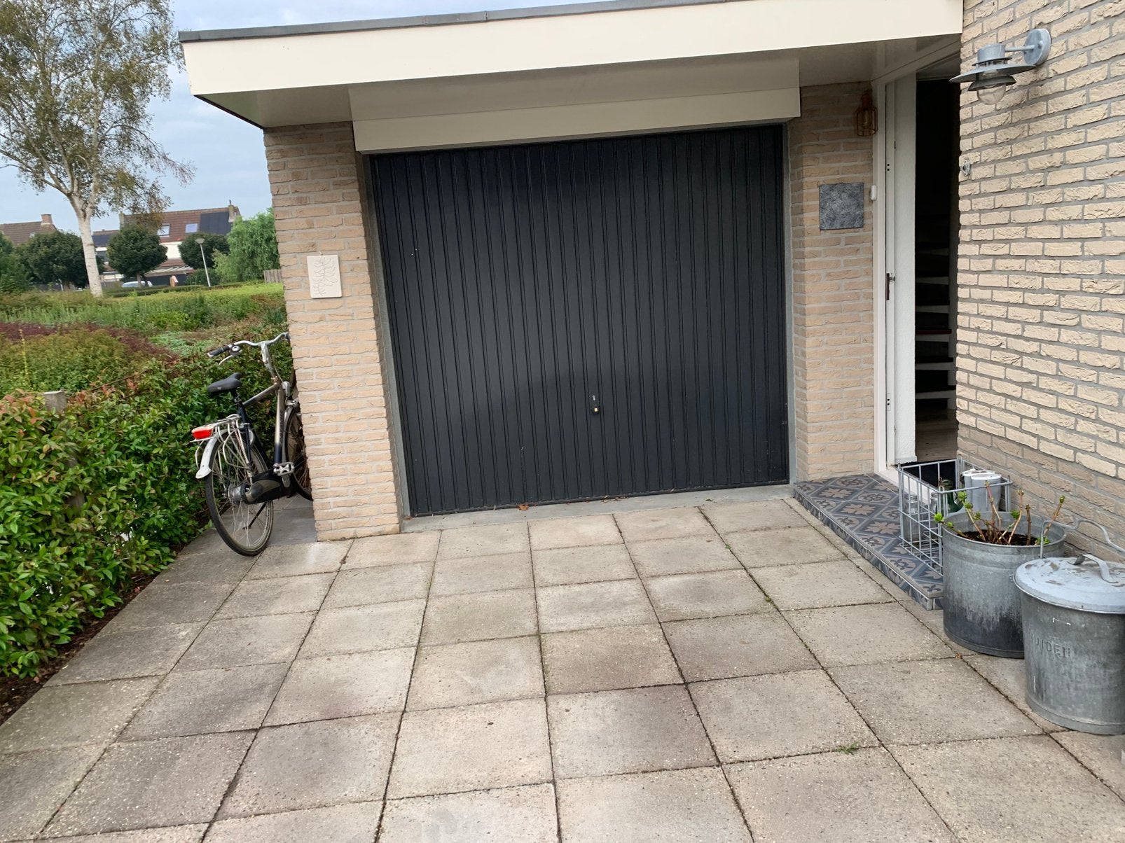 Garagedeur compleet, Doe-het-zelf en Verbouw, Ophalen, Gebruikt, Garagedeur, Metaal