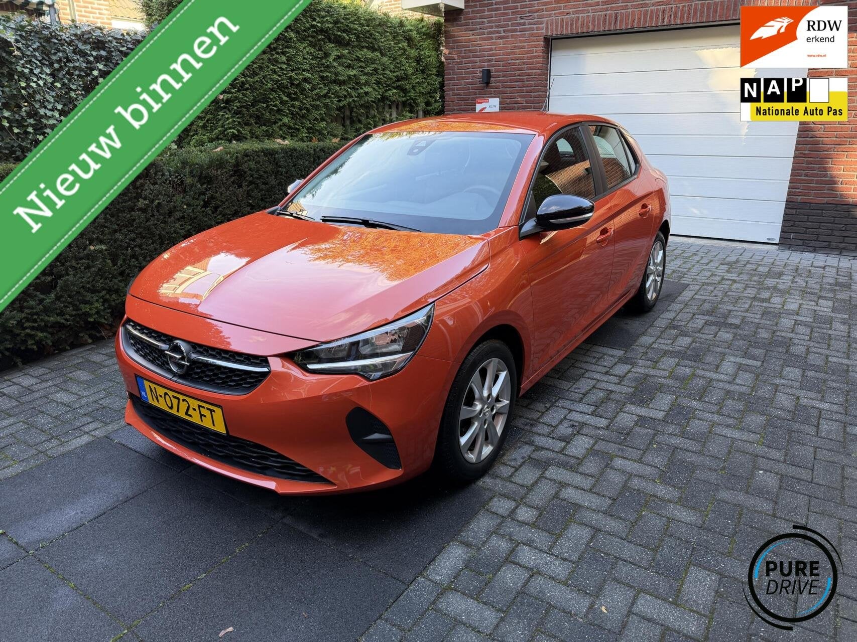Opel Corsa 1.2 Edition | PDC | Carplay | Camera | Airco |1st, Voorwielaandrijving, Dealer onderhouden, Stof, Met garantie (alle)