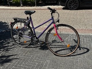 Damesfiets, Fietsen en Brommers, Fietsen | Dames | Damesfietsen, Gebruikt, Batavus, Versnellingen, 53 tot 56 cm, Ophalen