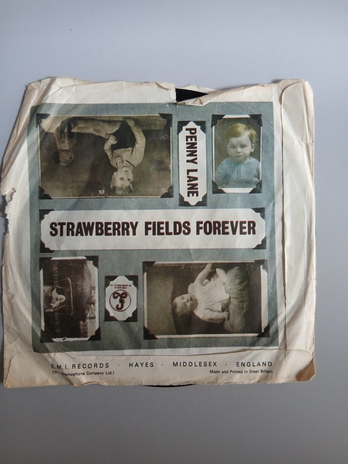 The Beatles - Strawberry Fields Forever / Penny Lane 7 inch, Gebruikt, Pop, 7 inch, Ophalen of Verzenden