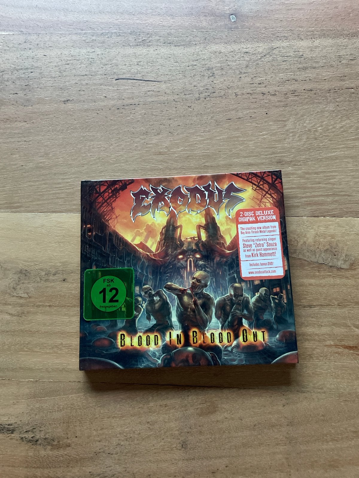 Exodus - Blood In Blood Out (2 CD Deluxe Digipak), Ophalen of Verzenden, Zo goed als nieuw, Album, Inclusief DVD