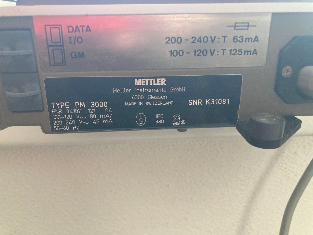 Mettler precisieweegschaal PM 3000, Ophalen, Zo goed als nieuw, Precisieweegschaal, Minder dan 50 kg