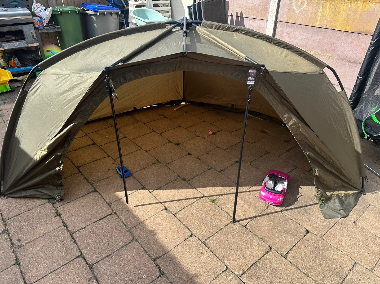 Trakker tempest v2 brolly te koop, Watersport en Boten, Ophalen, Gebruikt, Overige typen