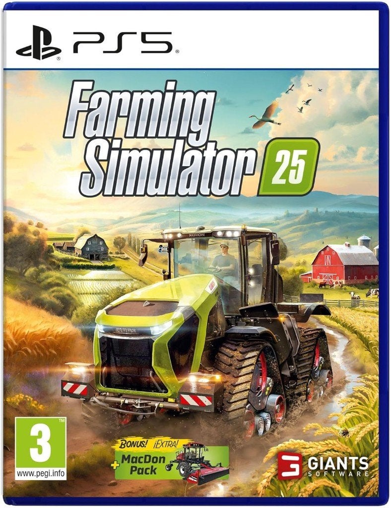 PS5 games : Farming Simulator 25, 1 speler, Ophalen of Verzenden, Zo goed als nieuw, Eén computer