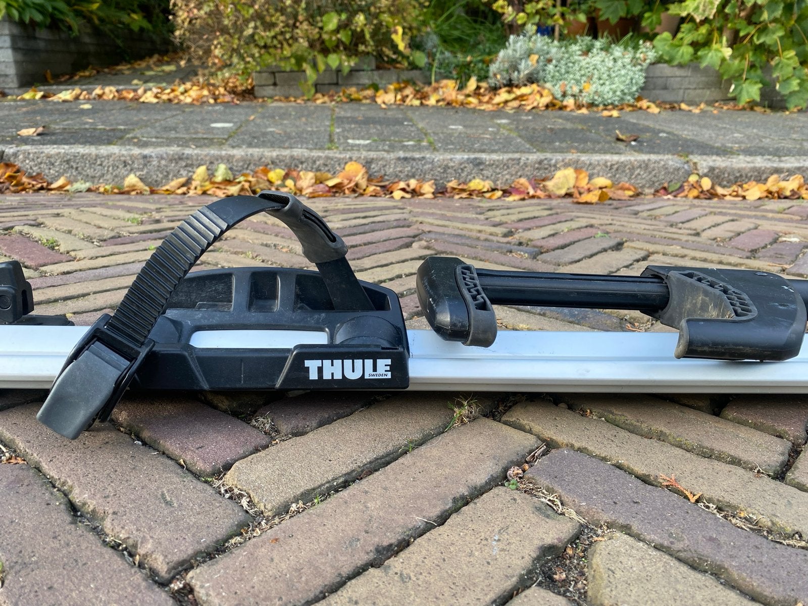Thule proride 598 Fietsendrager met Sleutels, Ophalen, 1 fiets, Gebruikt, Dakdrager