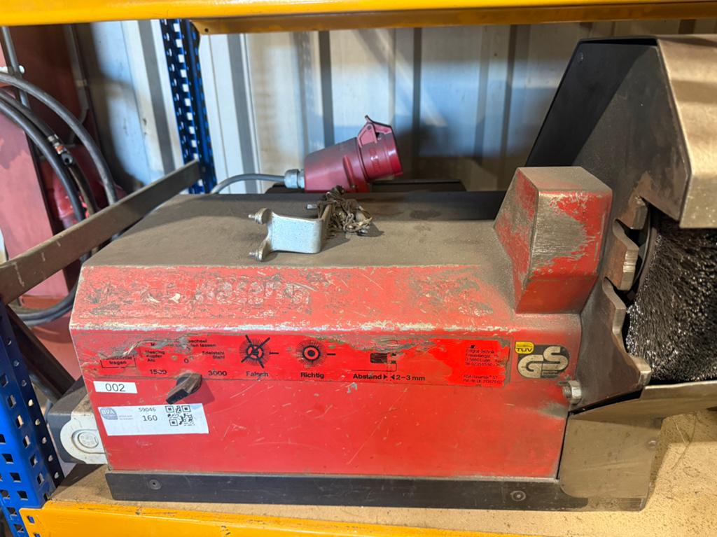 Borstel machine 380 volt staalborstel, Ophalen, Gebruikt