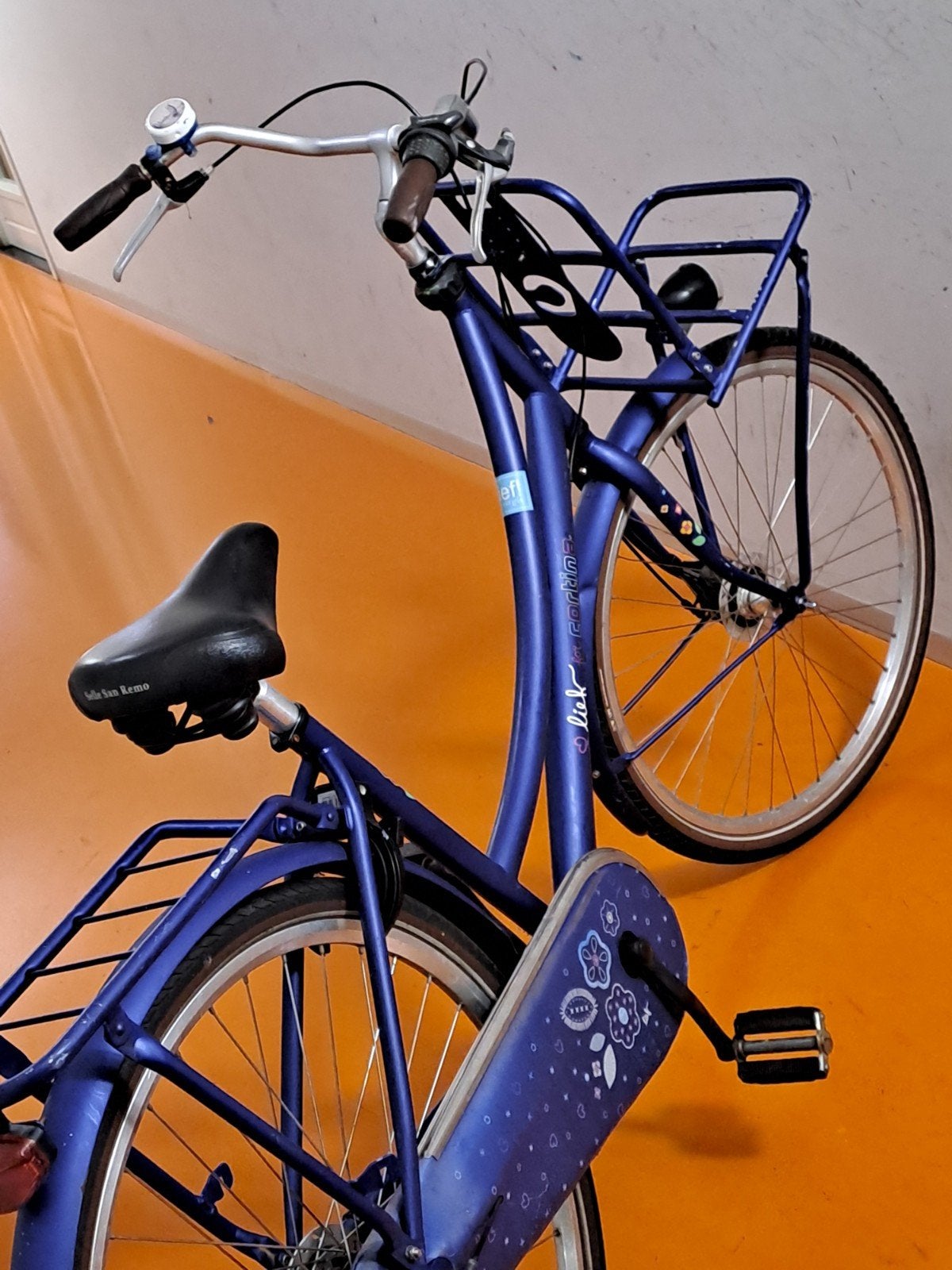 mooie dames fiets 28.inch 3versnelling Cortina handrem, 47 tot 50 cm, Ophalen, Gebruikt, Overige merken