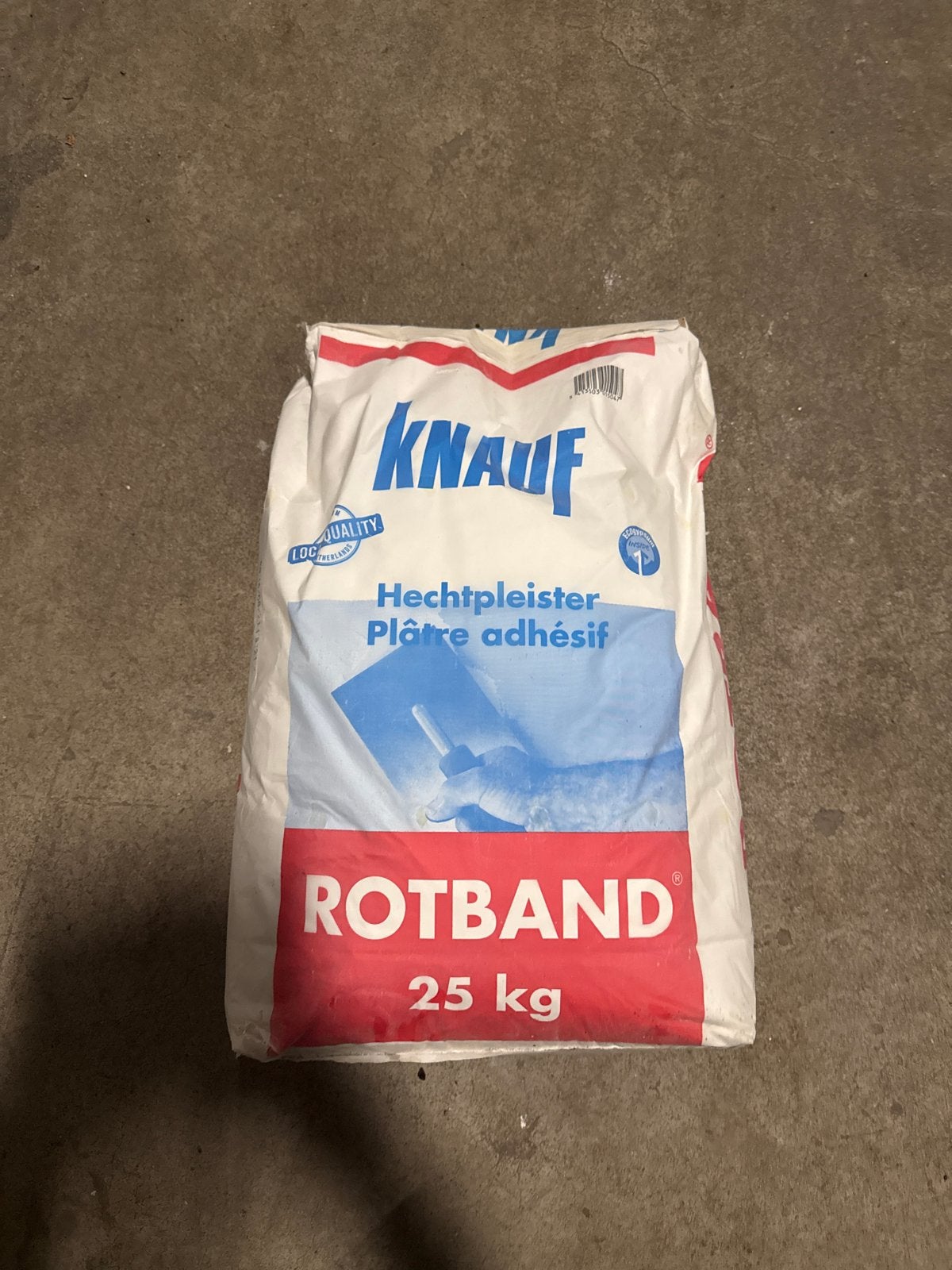 Knauf Rotband Hechtpleister 25 kg, Ophalen of Verzenden, Nieuw, Overige typen