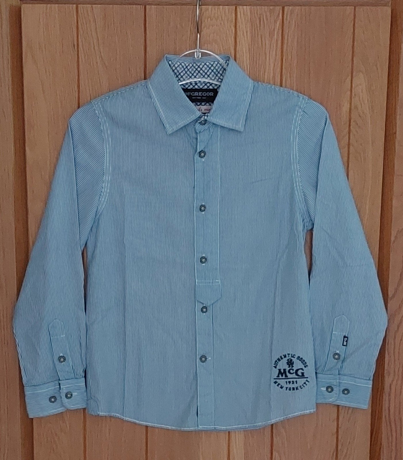 McGregor Jongens overhemd, maat 140, Ophalen, McGregor, Overhemd of Blouse, Zo goed als nieuw
