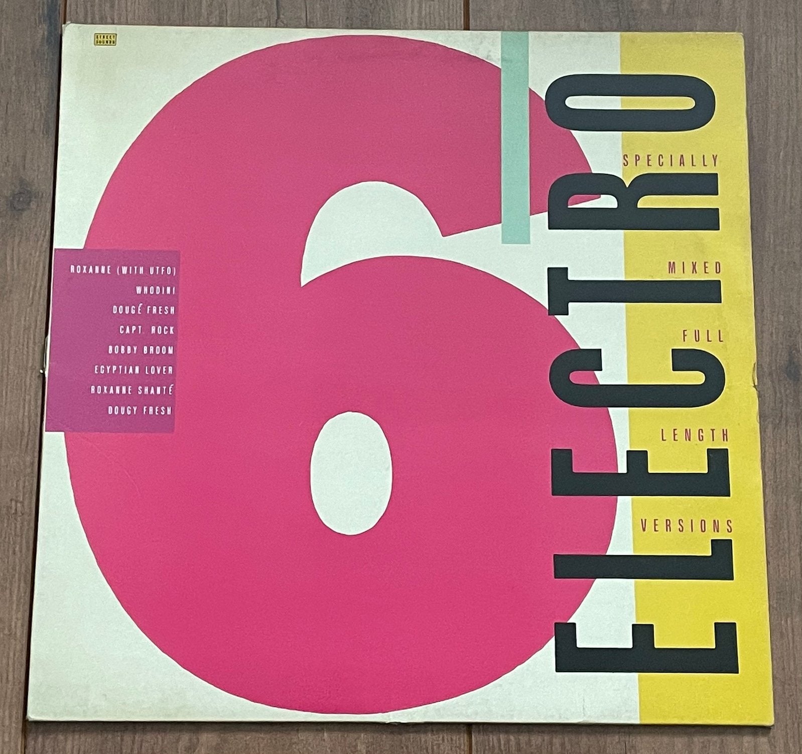Various - Street Sounds Electro 6 lp / UK '85, VG+, Cd's en Dvd's, Vinyl | Dance en House, Gebruikt, Electro, LP, Beschermende buitenhoes