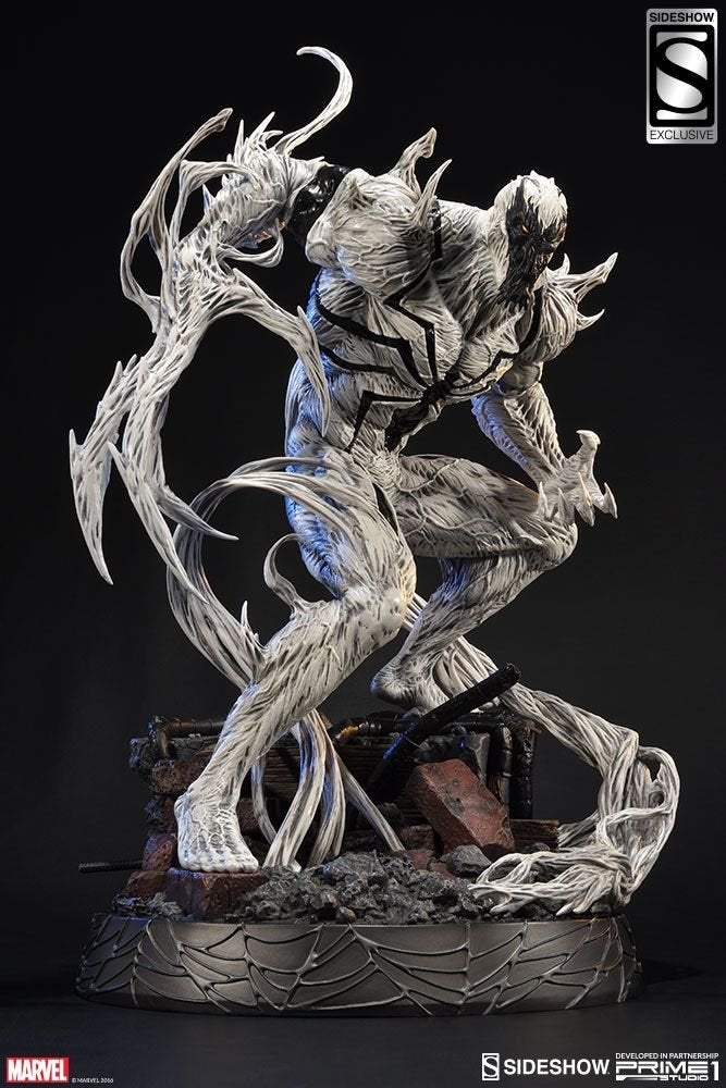 Prime 1 Studio Anti-Venom Exclusive Spiderman Carnage Statue, Ophalen, Zo goed als nieuw, Fantasy