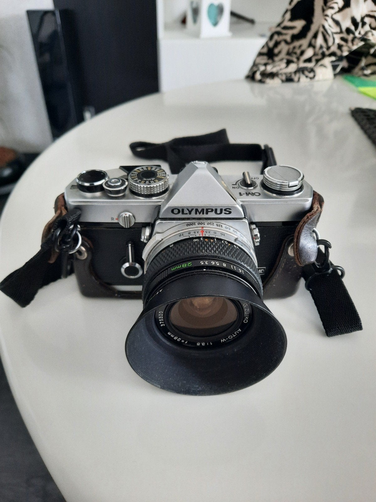 Olympus OM-1 Getest en in zeer goede st, Audio, Tv en Foto, Fotocamera's Analoog, Ophalen, Spiegelreflex, Olympus