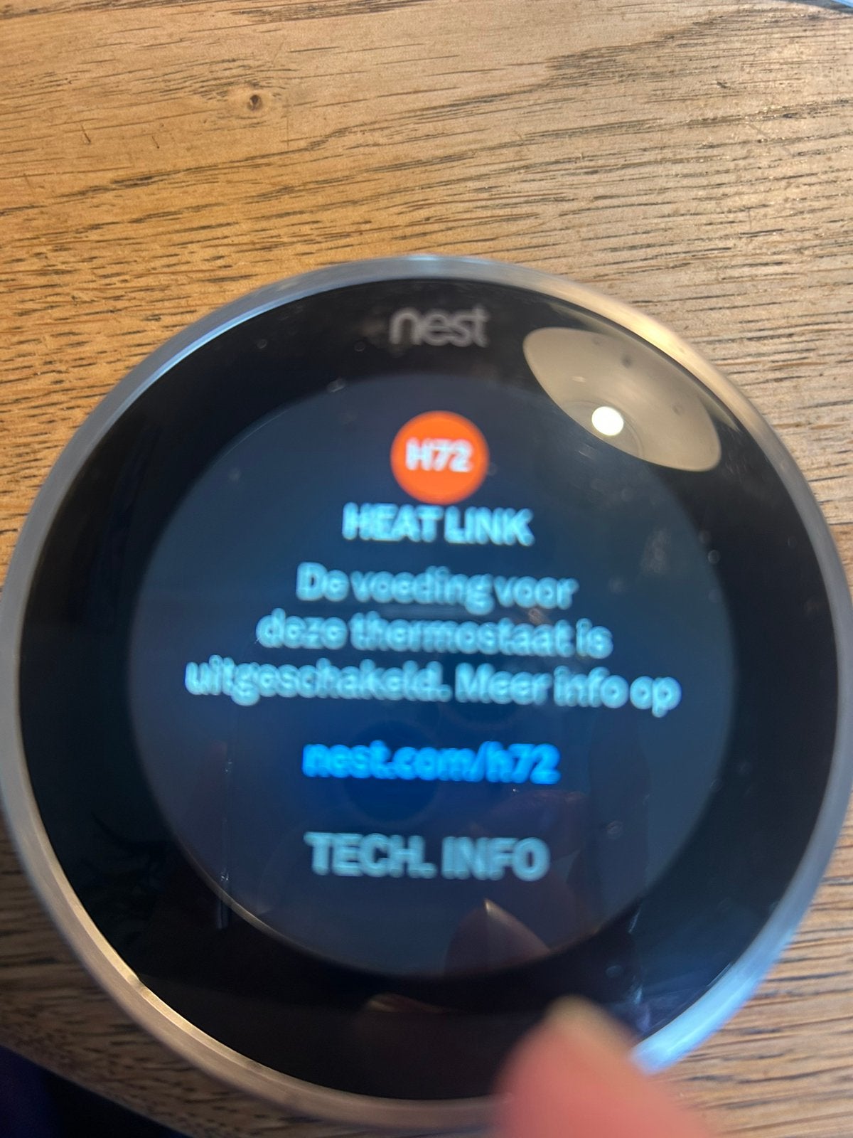 NEST thermostaat, Ophalen of Verzenden, Gebruikt