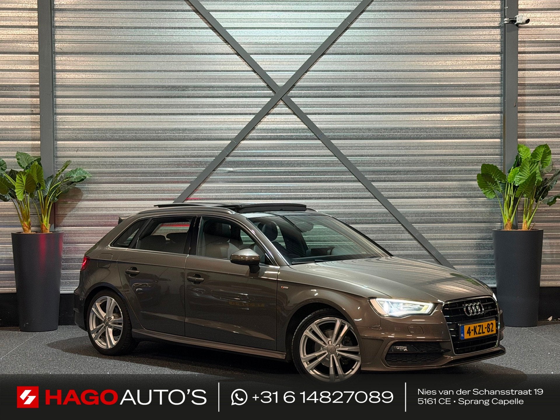 Audi A3 Sportback 1.4 TFSI 3x S-Line BI-XENON/NAVI/PANO/CRUI, Auto's, Voorwielaandrijving, Gebruikt, 4 cilinders, Leder en Stof