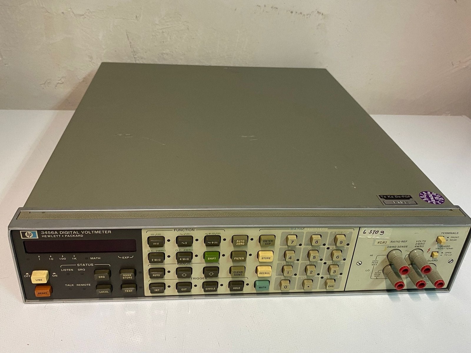 Hewlett-Packard 3456 digitale multimeter - hoge snelheid, Ophalen of Verzenden, Gebruikt, Multimeter