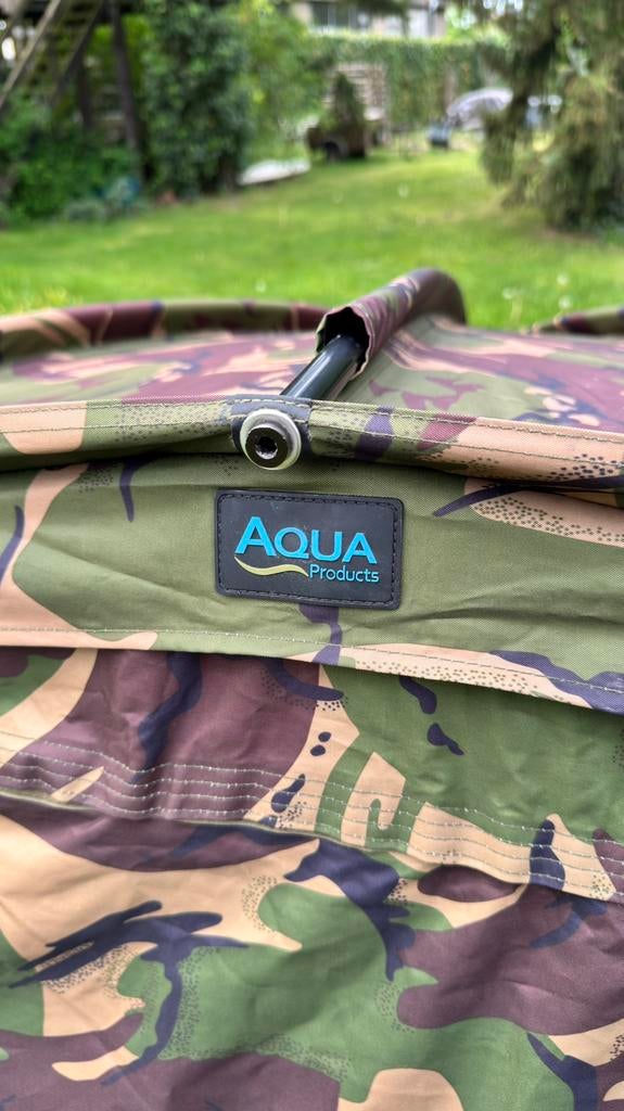 Aqua pioneer 150 dpm aquatexx brolly, Watersport en Boten, Hengelsport | Karpervissen, Ophalen of Verzenden, Gebruikt, Complete set