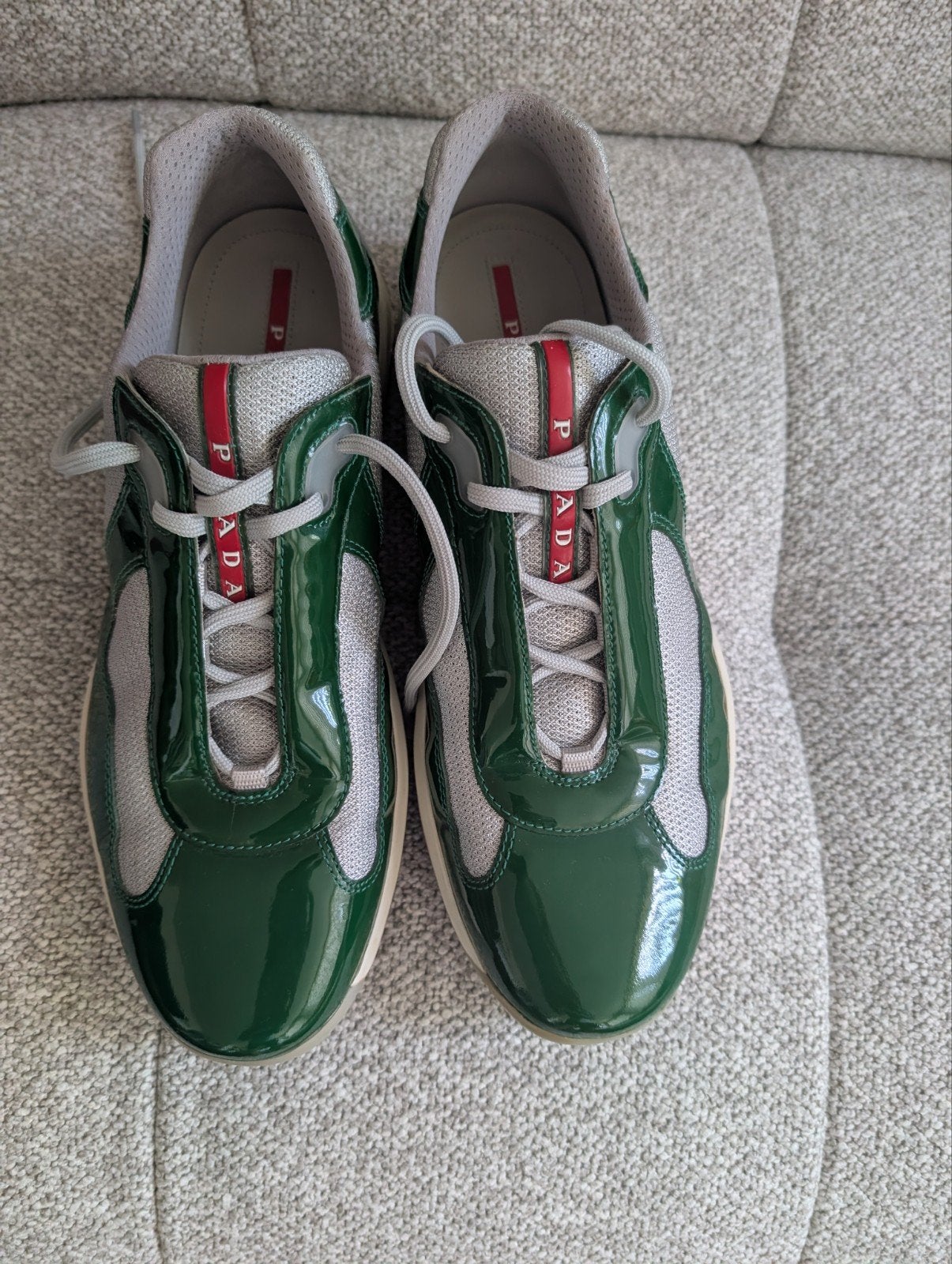 PRADA SUPER SNEAKERS. In zeer goede staat met registratie ., Overige kleuren, PRADA, Ophalen of Verzenden, Zo goed als nieuw