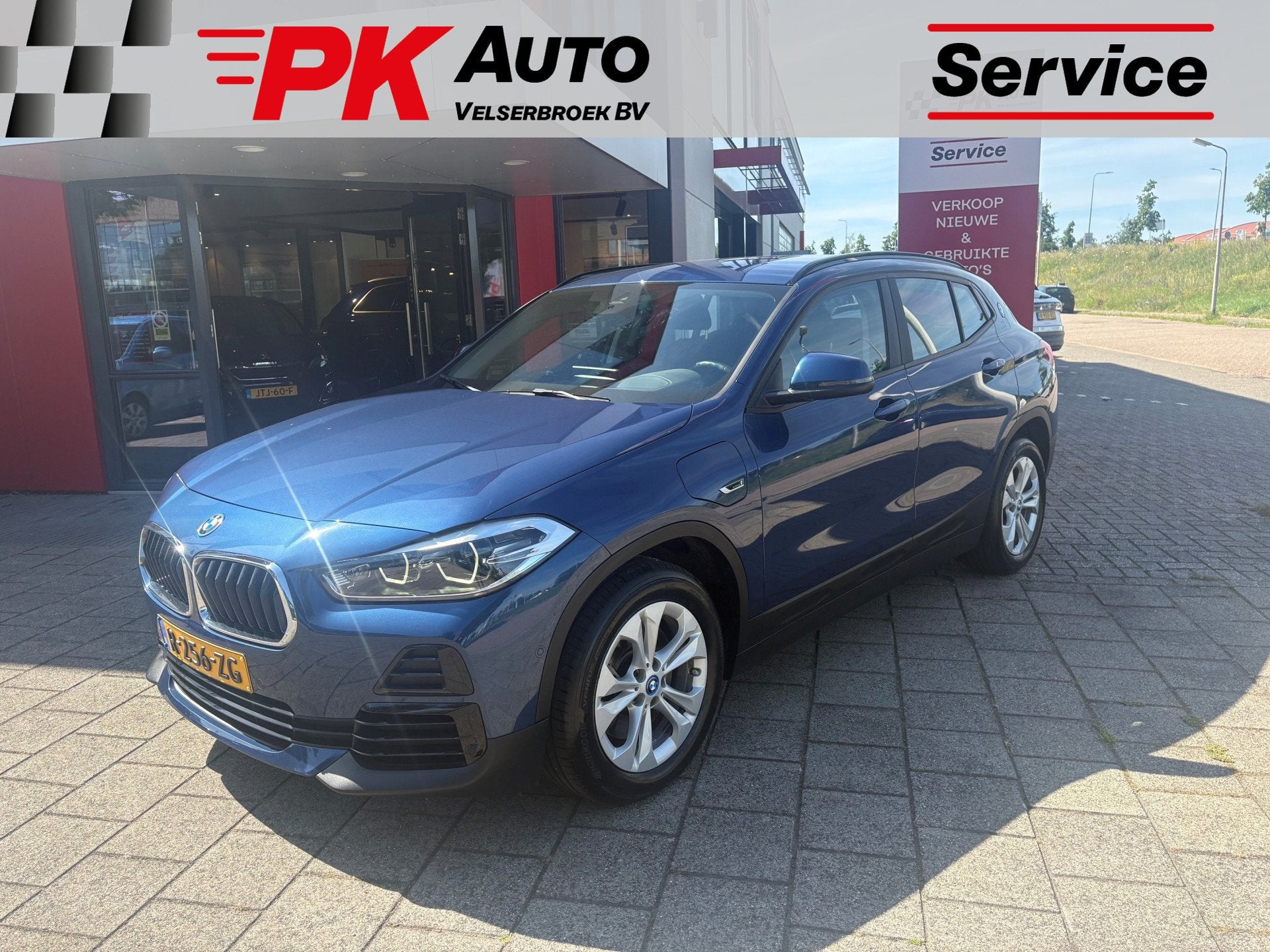 BMW X2 xDrive25e Business Edition Plus | Navi | Cruise | 54., Auto's, Gebruikt, Blauw, 57 km, Bedrijf