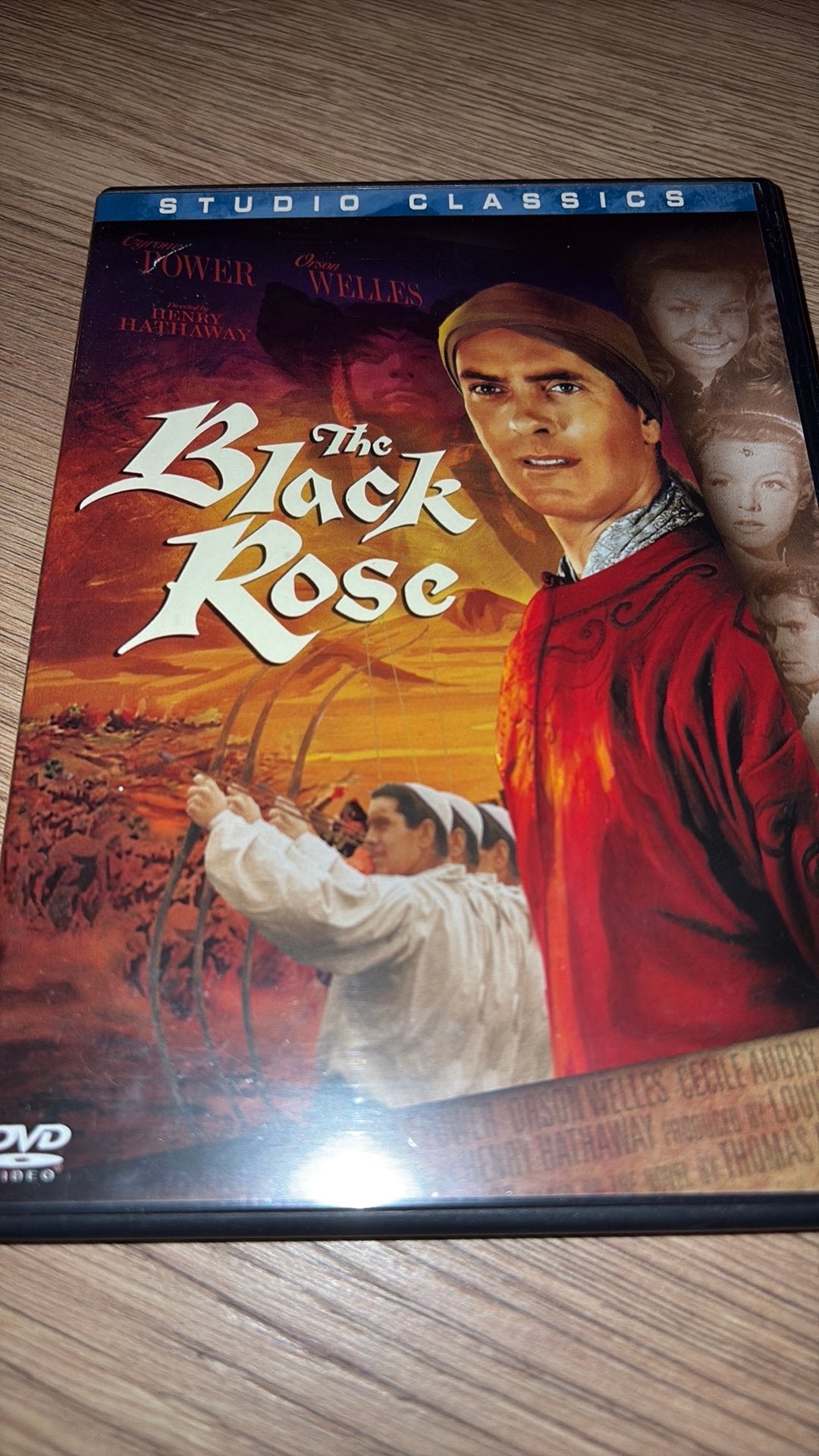 The Black Rose uit 1950 met Tyrone Power en Orson Welles., Cd's en Dvd's, Vanaf 16 jaar, Ophalen of Verzenden, Zo goed als nieuw