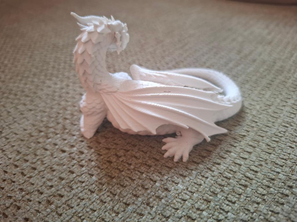 3D Geprinte Draak - Gedetailleerd Fantasy Beeldje, Ophalen of Verzenden, Nieuw, Fantasy