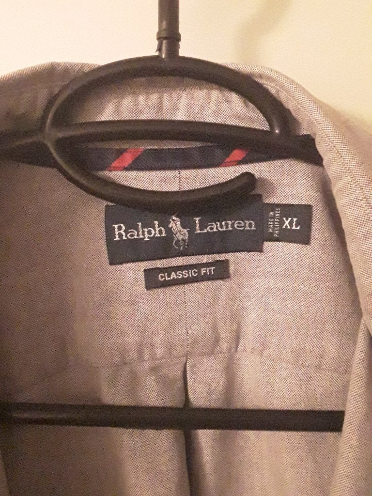Ralph Lauren   POLO mt XL   Licht grijs, Kleding | Heren, Verzenden, Grijs, Halswijdte 43/44 (XL), Polo Ralph Lauren