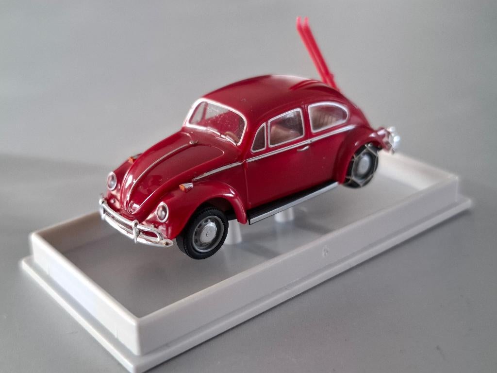 1:87 VW Kever met ski's en sneeuwkettingen OVP Brekina € 12, Verzenden, Zo goed als nieuw, Auto, Brekina