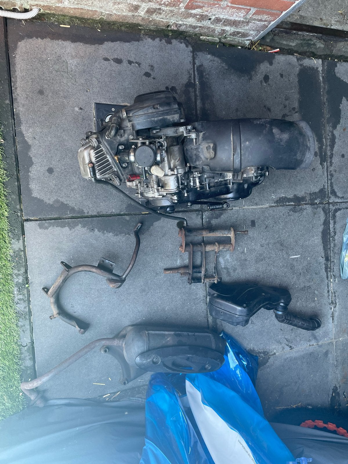 Piaggio Zip 2000 Motorblok 80cc Malossi - Opknapper, Ophalen, Gebruikt, Blok, Piaggio