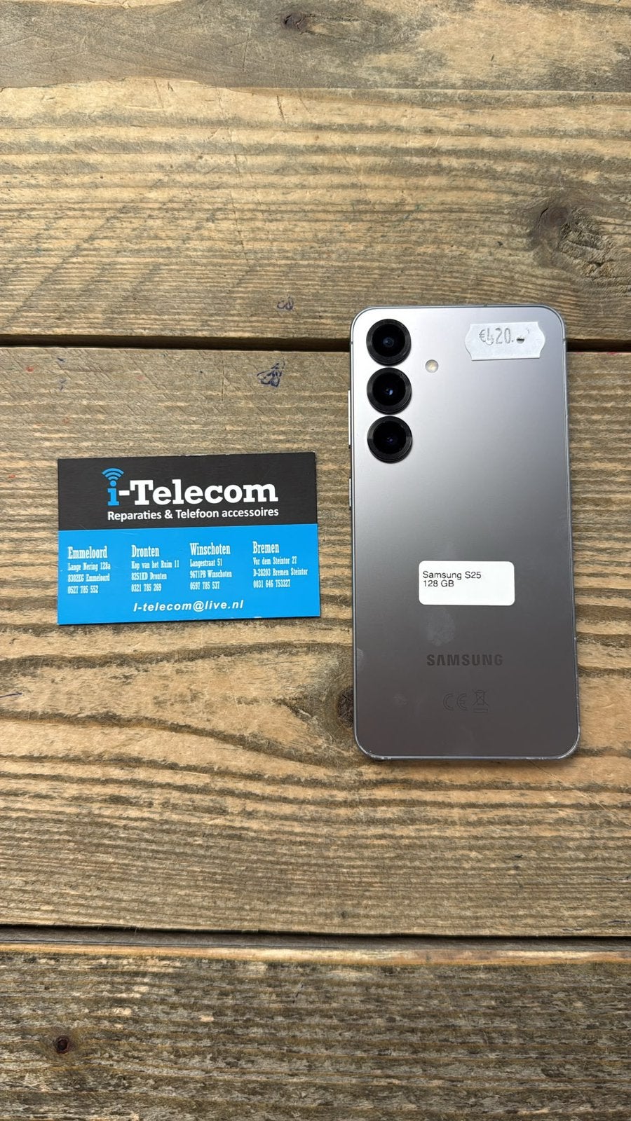 Samsung galaxy s25 gray 128 GB + garantie, Ophalen of Verzenden, Zo goed als nieuw, Overige typen, Samsung