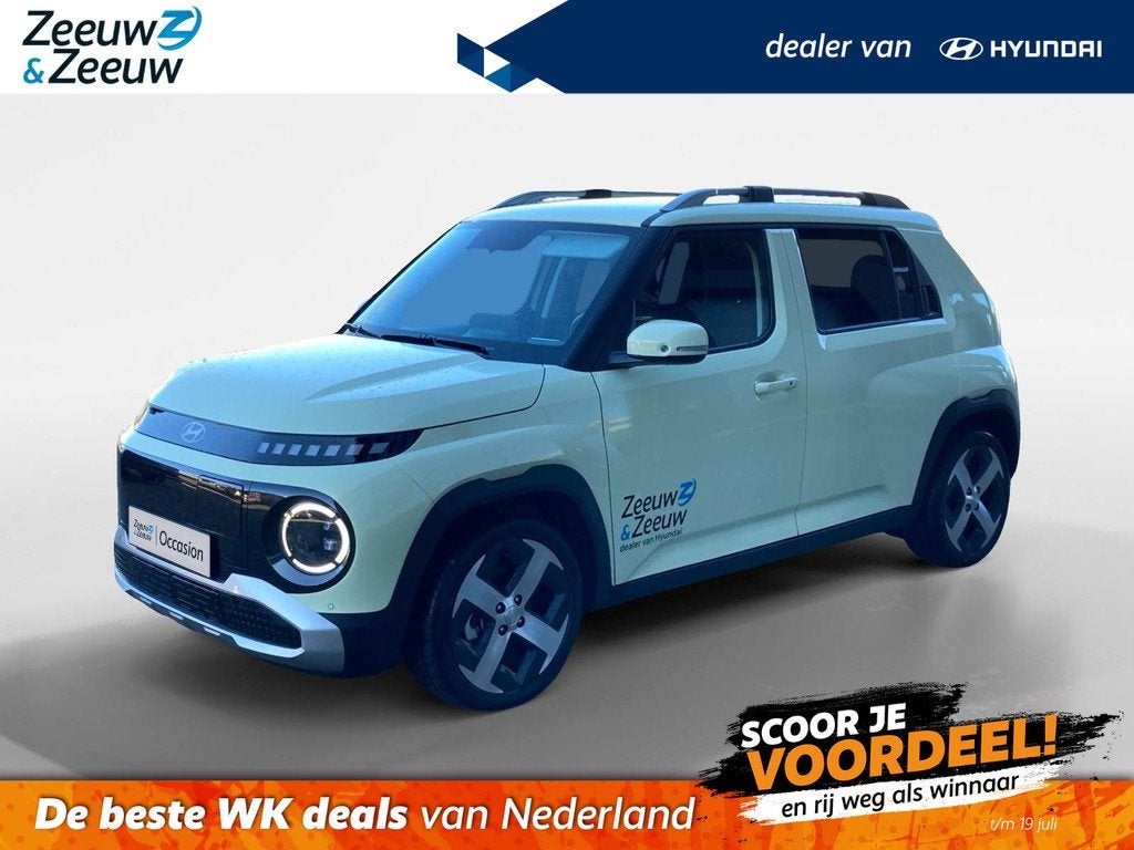 Hyundai INSTER Evolve Sky 49 kWh | Schuif- kanteldak | Navi, Auto's, Hyundai, Stof, 116 pk, SUV of Terreinwagen, 360 km
