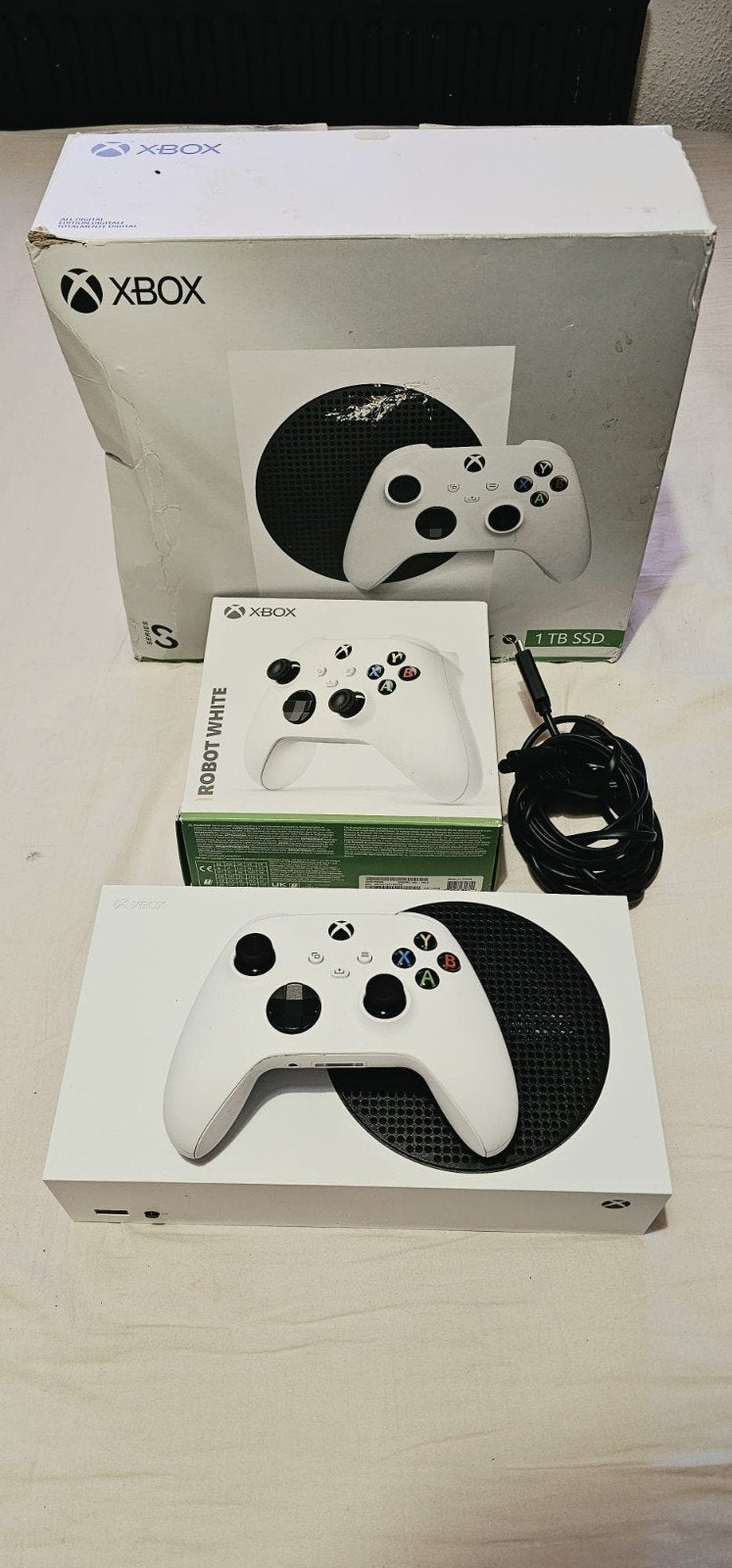 Xbox Series S 1TB met JBL koptelefoon, Spelcomputers en Games, Ophalen of Verzenden, Zo goed als nieuw