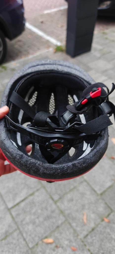 Rode Abus fietshelm, Ophalen, Gebruikt, Heer of Dame