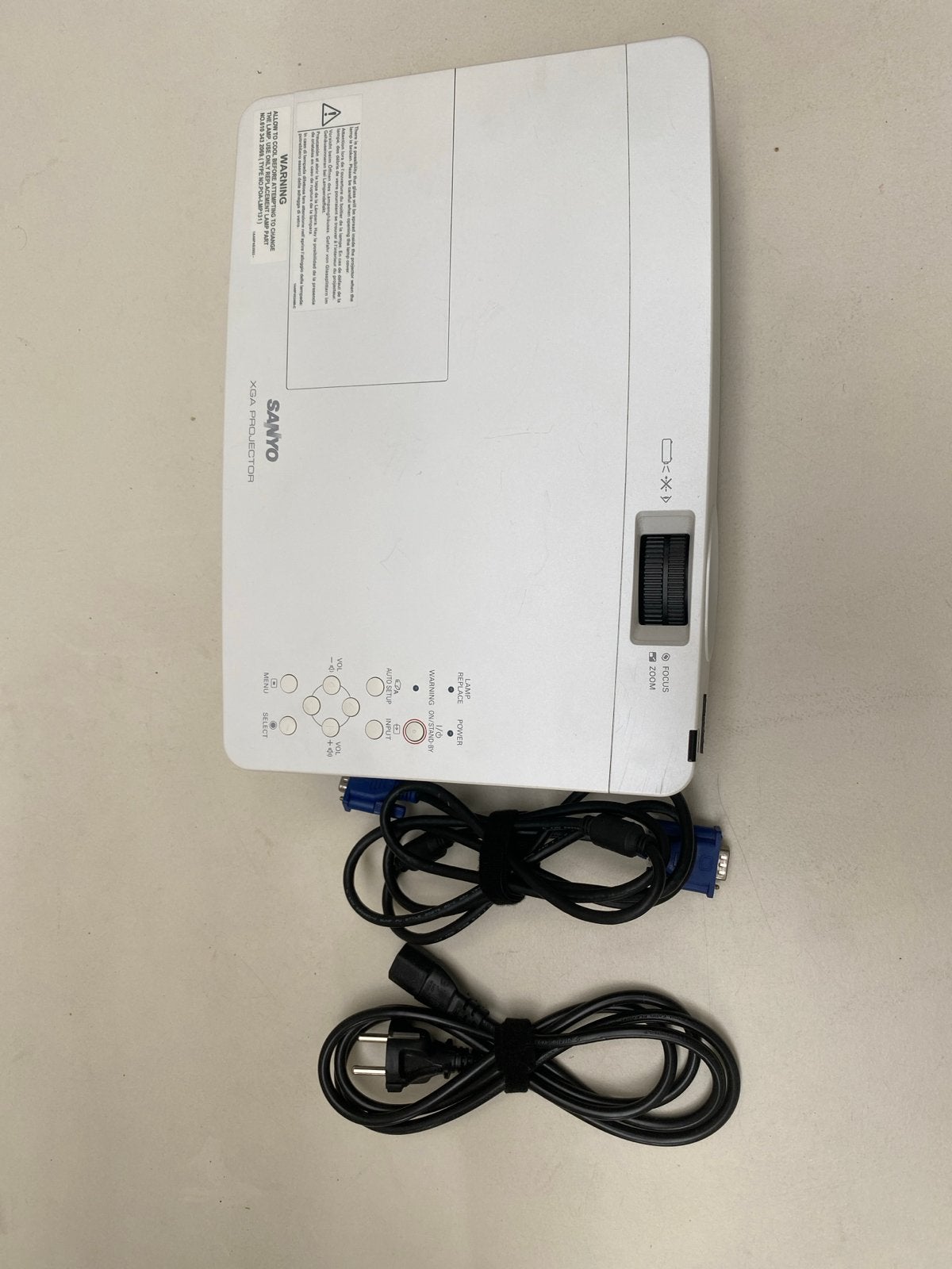 Sanyo PLC-XU300A XGA Projector - Inclusief kabels, Ophalen of Verzenden, Sanyo, Overige resoluties, Gebruikt