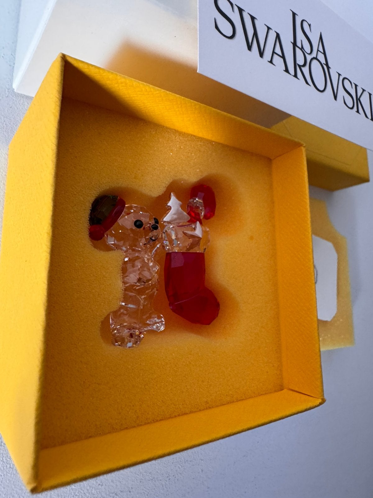 Swarovski holiday stocking kerst kris beer 2024, Ophalen of Verzenden, Nieuw, Figuurtje