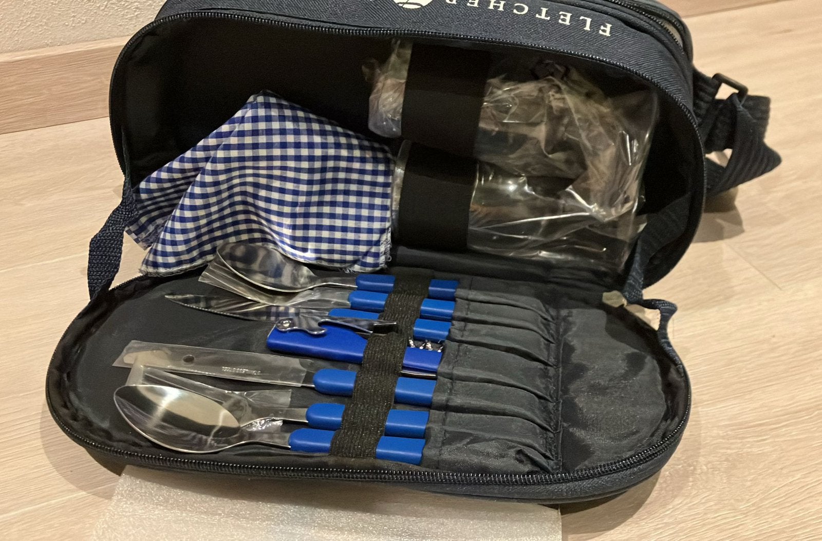 Nieuw Fletcher picknickmand koeltas + bestek picknick tas, Ophalen of Verzenden, Nieuw