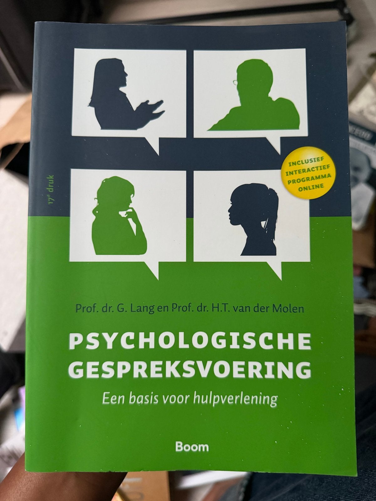 Psychologische Gespreksvoering - Boom, Boeken, Ophalen, Zo goed als nieuw, Klinische psychologie