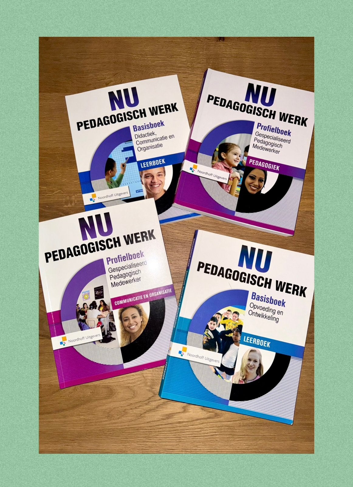 4x NU Pedagogisch Werk | GPM | Noordhoff | MBO Studieboeken, Boeken, Ophalen of Verzenden, Zo goed als nieuw, Overige niveaus