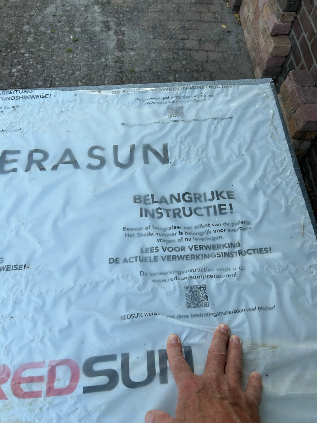 Keramische tuintegels Cerasun 80x40 cm. 32 (!) stuks, Ophalen, 60 cm of meer, Keramiek, Nieuw