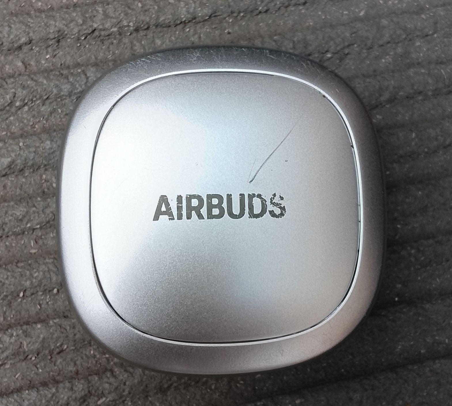 Airbuds Draadloze In-ear Koptelefoon met Oplaadcase, Audio, Tv en Foto, Koptelefoons, Overige merken, In-ear, Gebruikt, Zilver