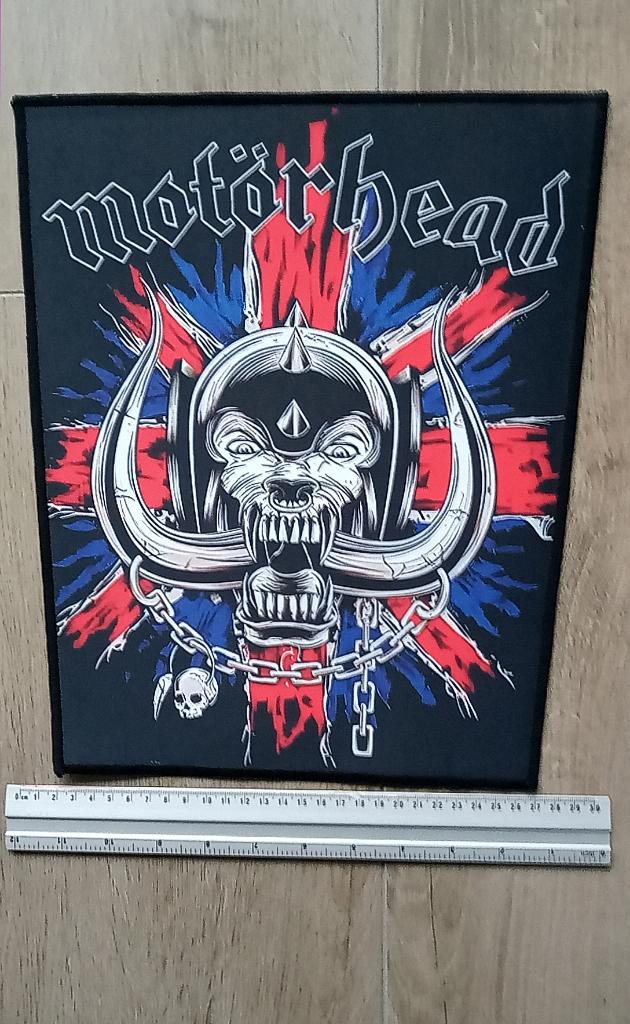 Motorhead leuke England snaggletooth backpatch  25x30x35  cm, Verzenden, Nieuw, Kleding