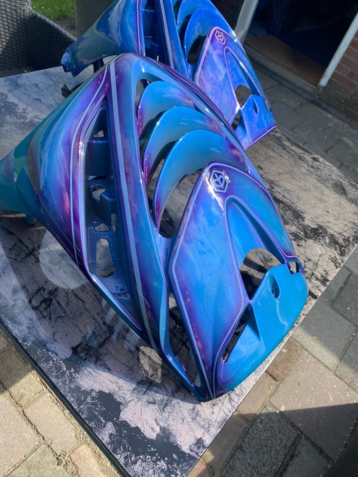 Custom zip sp look kappenset, Motoren, Ophalen of Verzenden