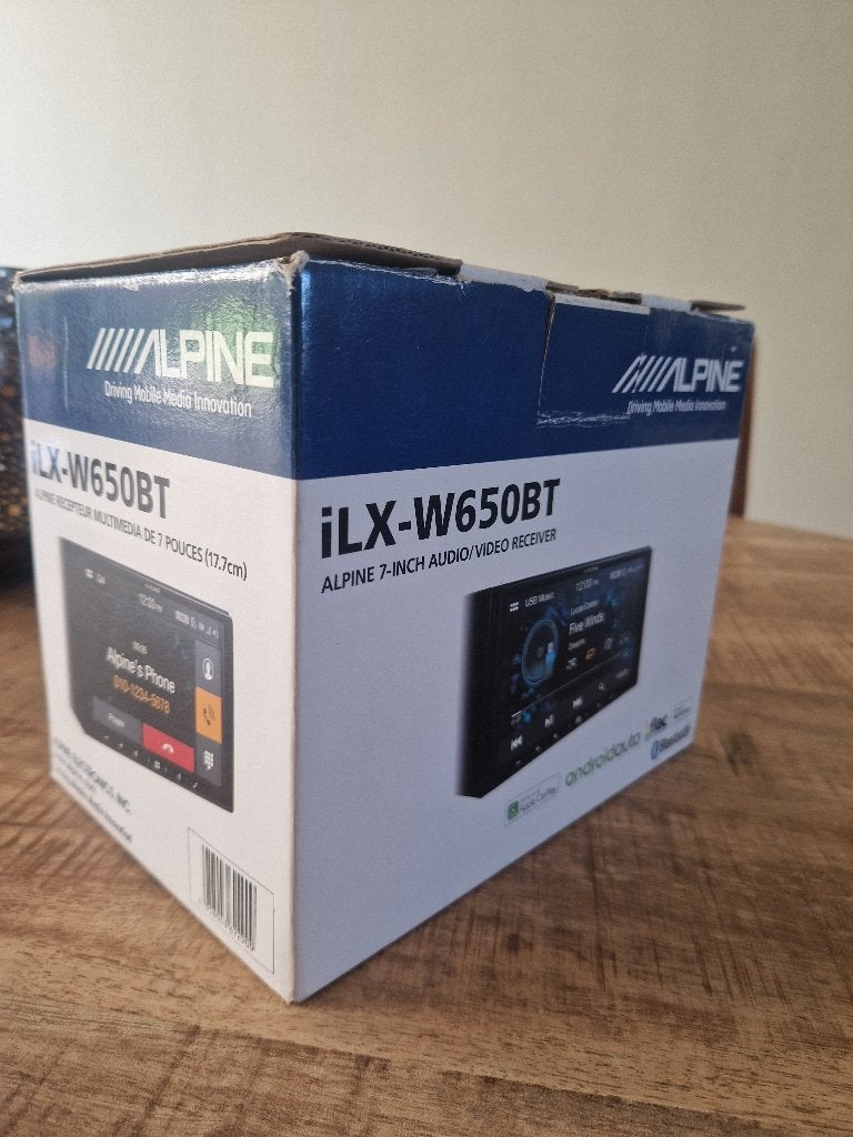 Radio Alpine iLX-W650BT|7 inch|Apple CarPlay&Android Auto, Ophalen of Verzenden, Gebruikt