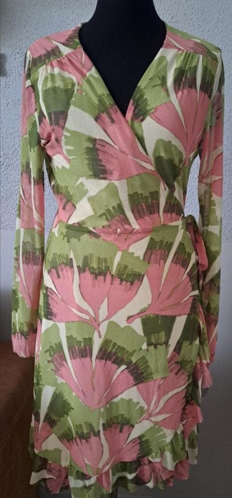 Fabienne Chapot. Geweldig mooie wikkeljurk M, Kleding | Dames, Fabienne Chapot, Ophalen of Verzenden, Zo goed als nieuw, Maat 38/40 (M)