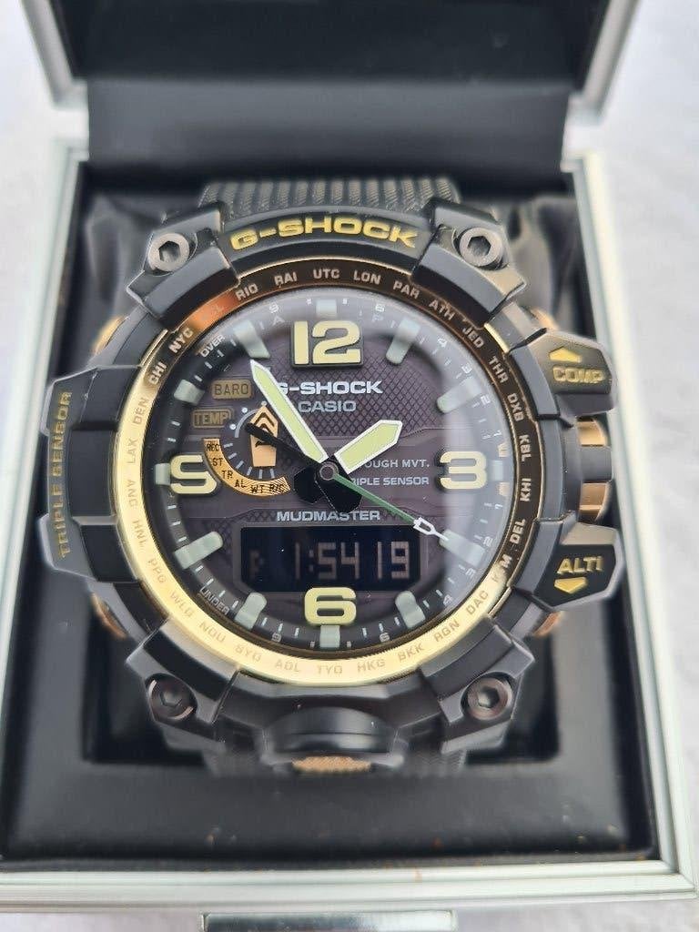 Casio Mudmaster GWG-1000GB-1A zwart/goud TOPCONDITIE, Casio, Kunststof, Polshorloge, Kunststof