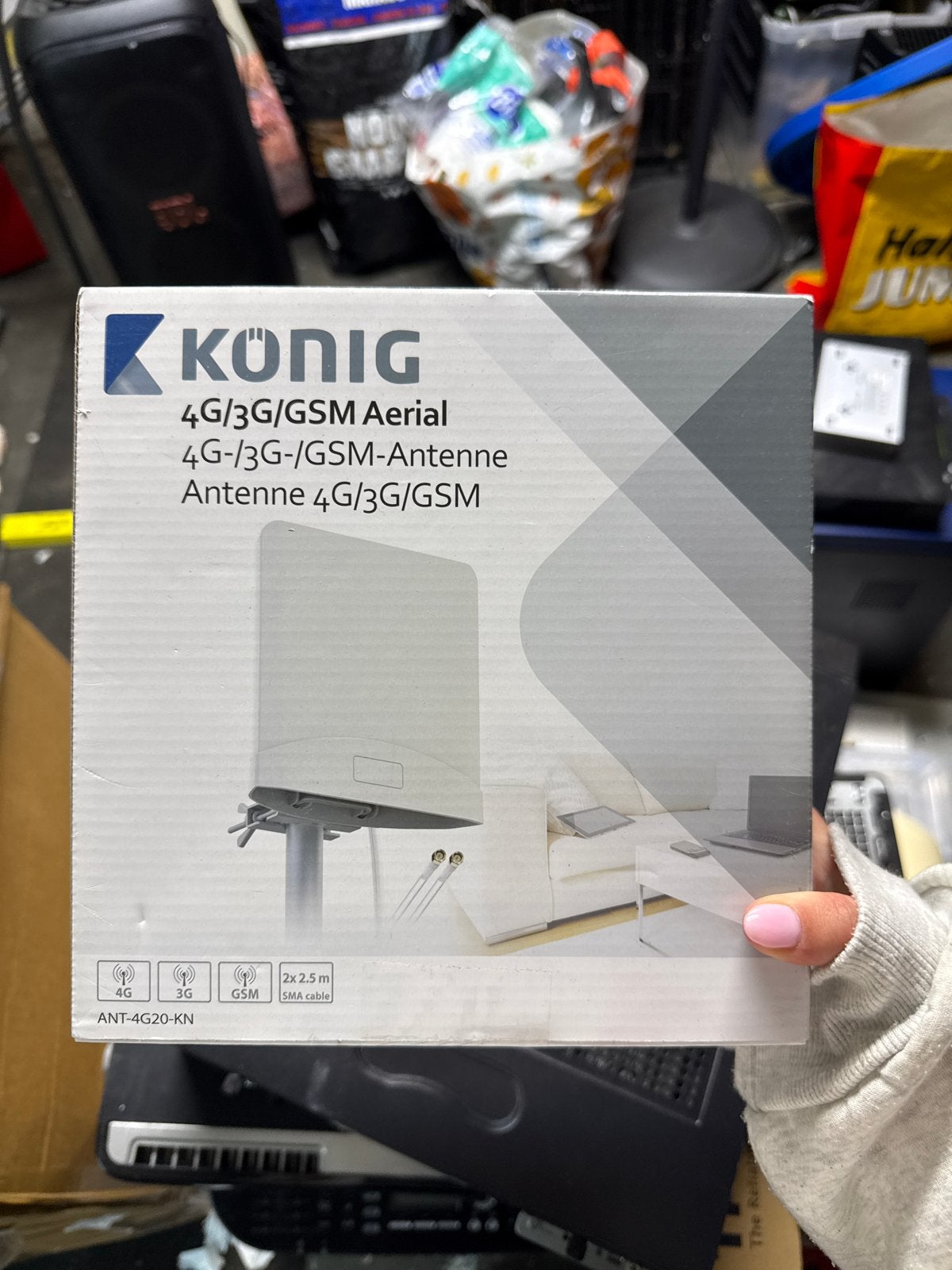 König 4G/3G/GSM Antenne - Nieuw in doos, Telecommunicatie, Antennes en Masten, Ophalen of Verzenden, Nieuw, Antenne