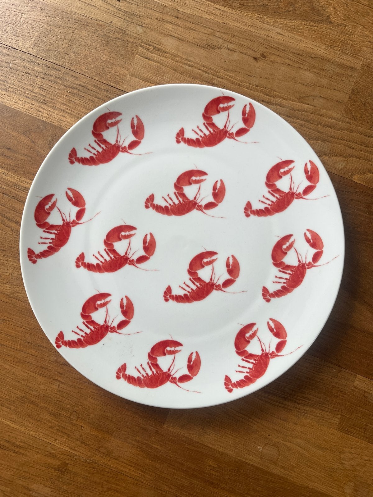 Studio Nova kreeftenbord - Fine China, Huis en Inrichting, Overige merken, Ophalen of Verzenden, Zo goed als nieuw, Bord(en)