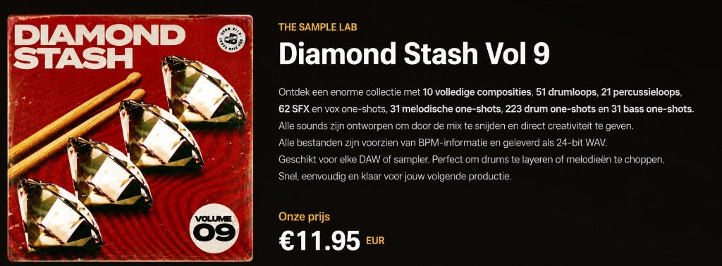Diamond Stash Vol. 9 – Premium Sample Pack (Mac en win, Ophalen, MacOS