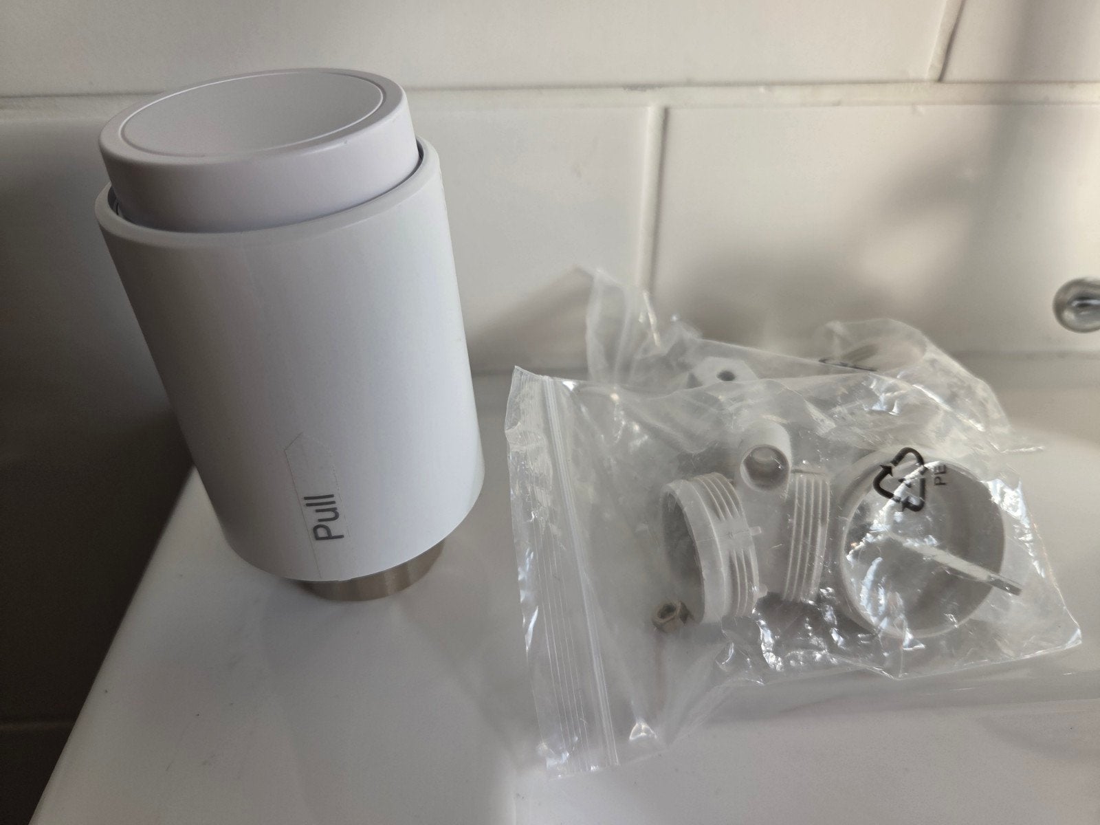 Slimme radiator thermostaat TV02 Zigbee Tuya, Doe-het-zelf en Verbouw, Thermostaten, Ophalen of Verzenden, Slimme thermostaat